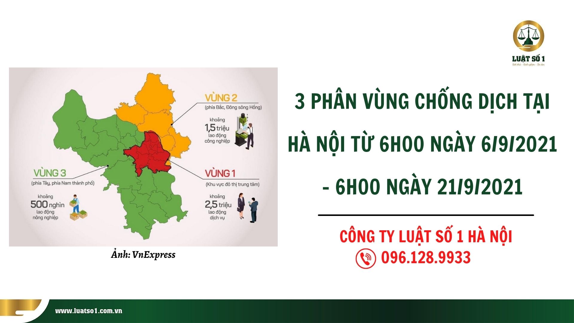 3 phân vùng chống dịch tại Hà Nội